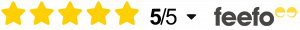 Feefo Reviews - 5 Stars