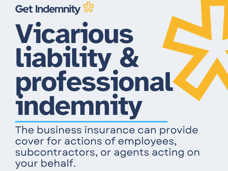 Vicarious liability and professional indemnity insurance