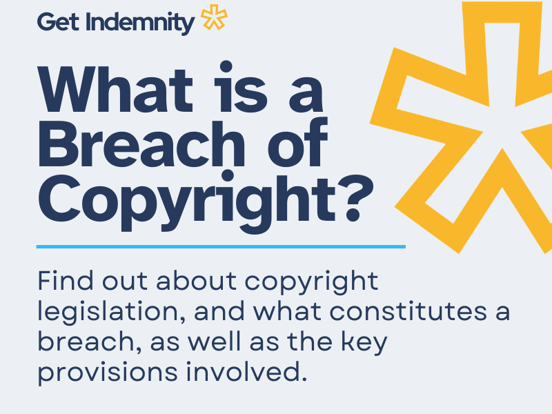 What is a breach of copyright?